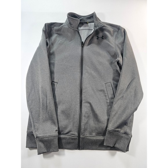 Under Armour Other - Under Armour Storm Full Zip Jacket Mens Small Gray Fleece Activewear